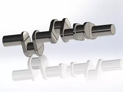 Crankshaft cnc camshaft 3D model