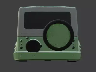 Jeep body part 3D model by im3dking