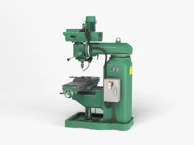Vertical Milling 3D model