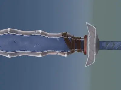 Sword Free low-poly 3D model order