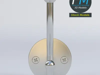 Coat hook 1 3D model