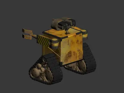 Wall E 3ds max modeling 3D model