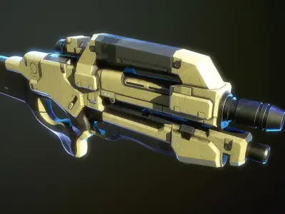 M96 Mattock Mass Effect 3D model