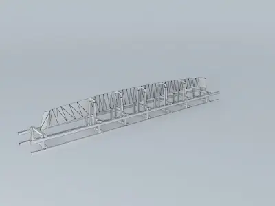 Easel for catamaran Mount 3D model