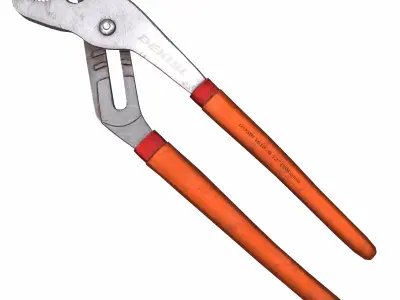 Water Pump Plier Low Poly Low-poly 3D model