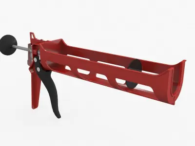 Silicone Gun Pistol 3D model