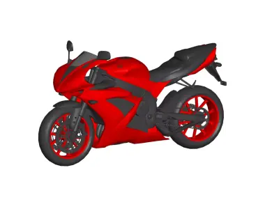 Yamaha hawk YZF-R1 3D model