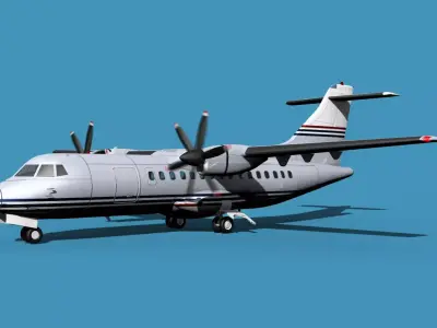 ATR-42-320 Corporate 4 3D model