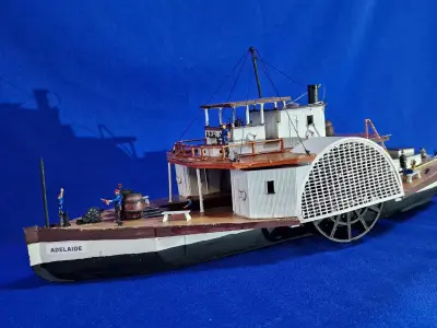 ADELAIDE paddle steamer 3D print model