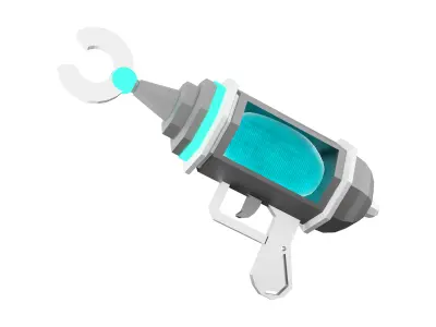 3d fictional comic weapon icon 3D model