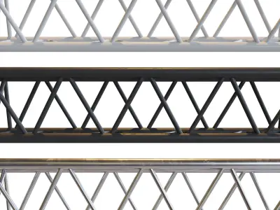 Truss square prefabricated 3D model purchase