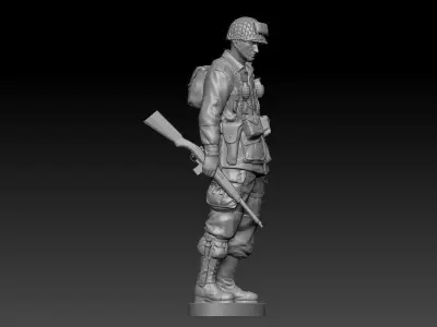 Soldier ready to 3d print 3D model