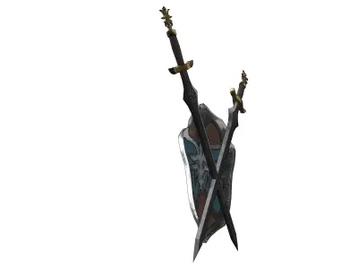 shield 04 3D model purchase