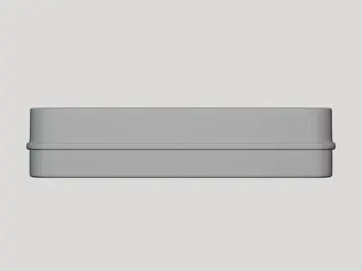 Basic Candy Tin Box - Geometry Only No Textures No Materials 3D model