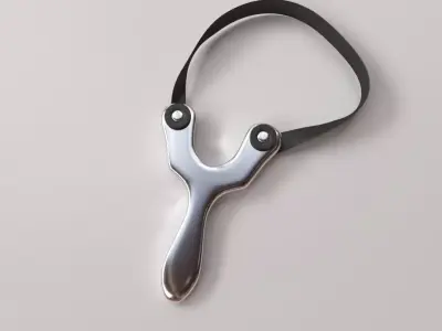 Slingshot belt with wrench 3D model