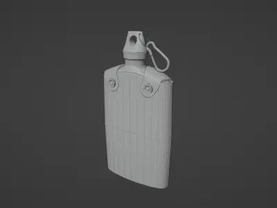 Army Canteen 3D model