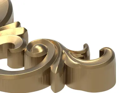  decorative pattern ready for 3D printing 3D model