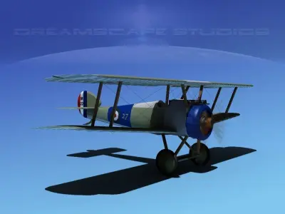 Sopwith Camel 3D model V7