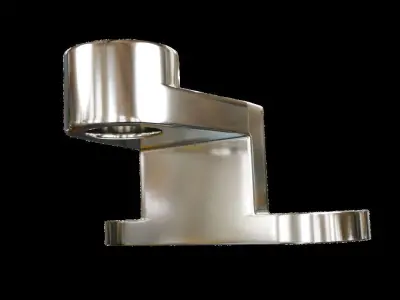 Vertical Shaft Support Mechanical Part 3D model