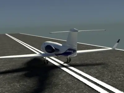 jet 3d model private 3D model