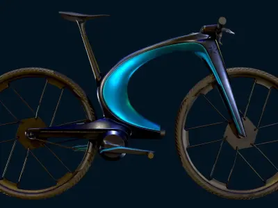 Bicycle  3d model Low-poly 3D model