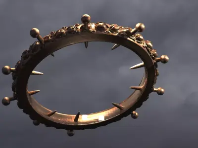 Dark Angel Wheel Spikes  3D model