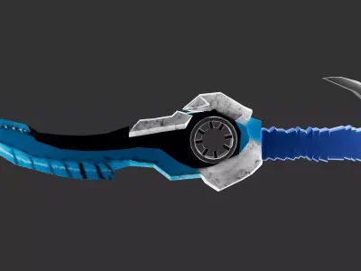 dragger 3d model Low-poly 3D model