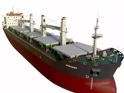 Bulk carrier  3D model
