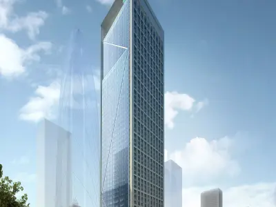 3Dmax fashion city commercial square building 337 3D model