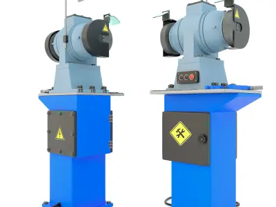 Industrial machine tool - Grinder machine rack-mounted 3D model purchase