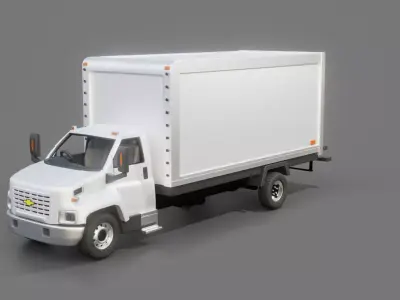 Chevrolet Kodiak C6500 Box Truck 3D model