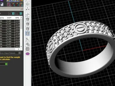 RING car size  5 dot 5 3D print model