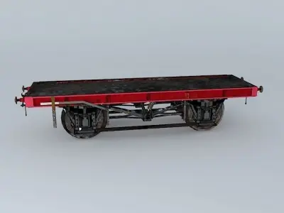 FLAT BED TEMPLATE Free 3D model