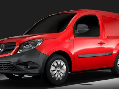 Mercedes Benz Citan Van L1 2017 3D model
