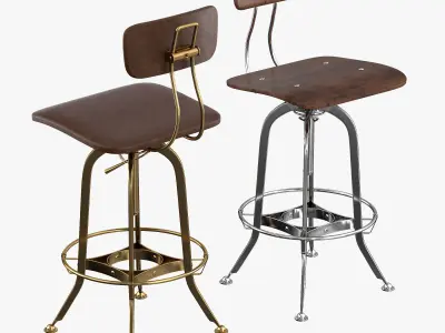 Bar Chair Toledo 3D model