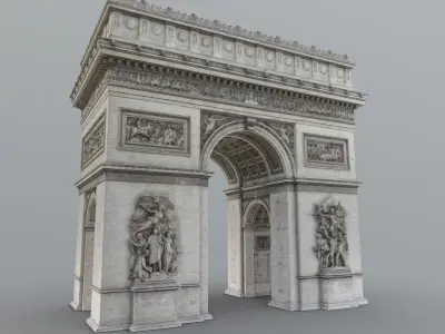  Arc de Triomphe Paris - photogrammetry 
