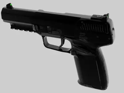 Five-Seven Low-poly 3D model