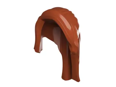 Custom3Dprint Minifigure Accessory - Minifigure Hair S2 - 099 3D print model