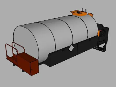 Repandeuse Acmar - Acmar spreader 3D model