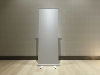 Roll Up Banner 3D model