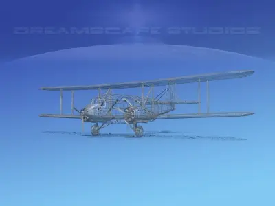 Curtiss Condor US Army  3D model