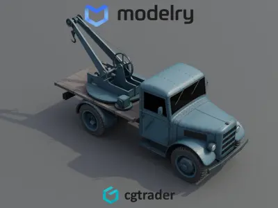 tow truck 3D model from CGTrader