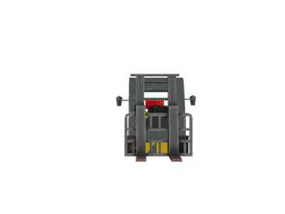 forklift Low-poly 3D model from CGTrader - Low-poly