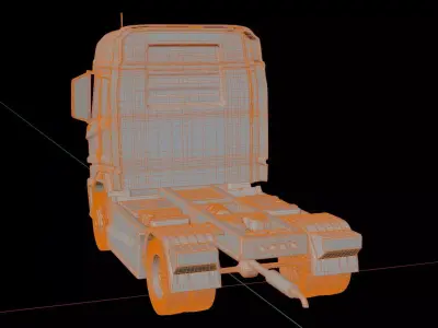 Ford F-Max Tractor 3D model