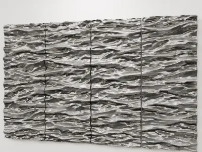 Simonallen Sculptor Seascape 4panels 3D model