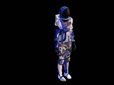 Astronaut Spacesuit Holland 3D model