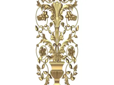  decorative pattern ready for 3D printing 3D model