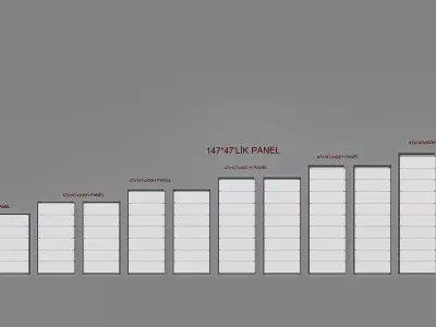 Maxima System Panels Exhibition Stand 3D Model Vray7 Low-poly 3D model