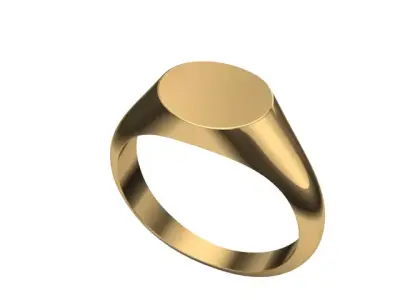 Signet ring 3D model