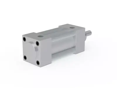 ISO 15552 Pneumatic Cylinder Bore 32mm Complete Stroke Series 3D Model Pack